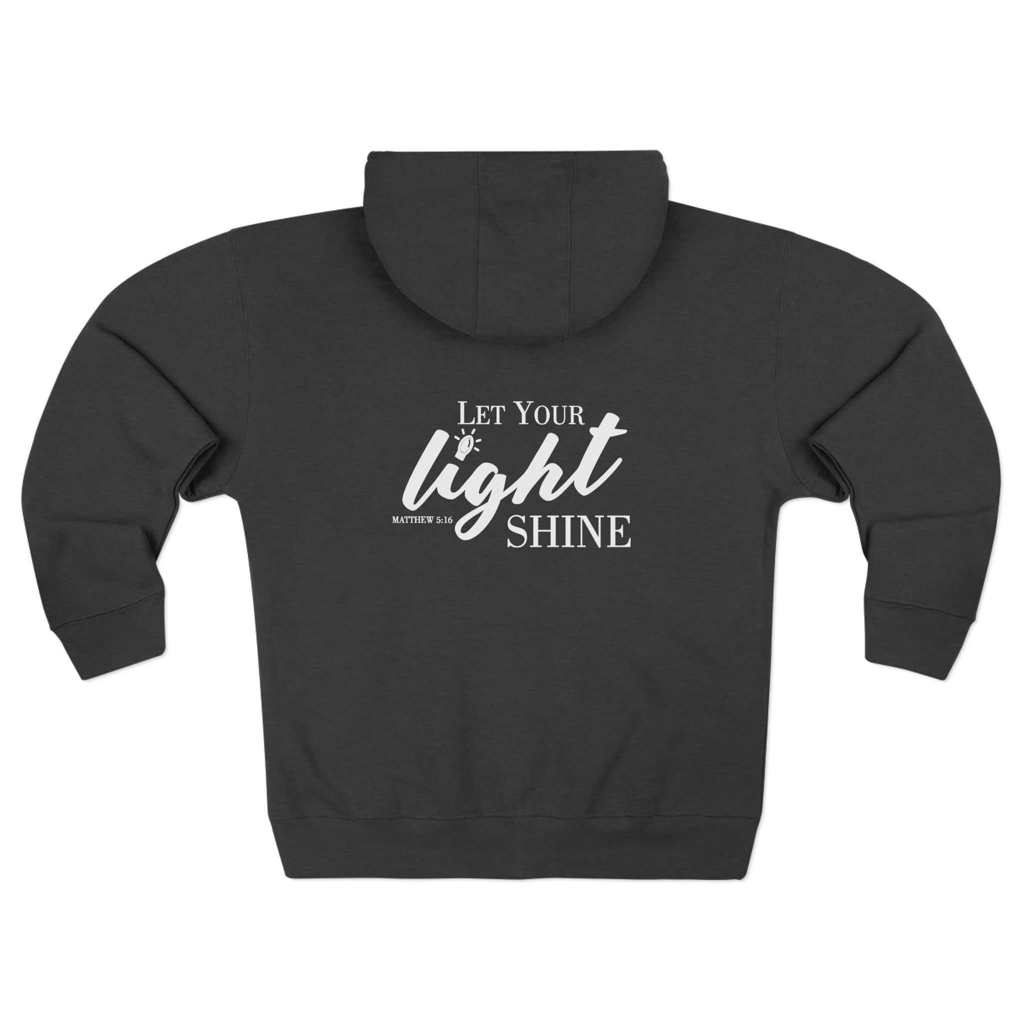Let Your Light Shine - Unisex Zip Hoodie