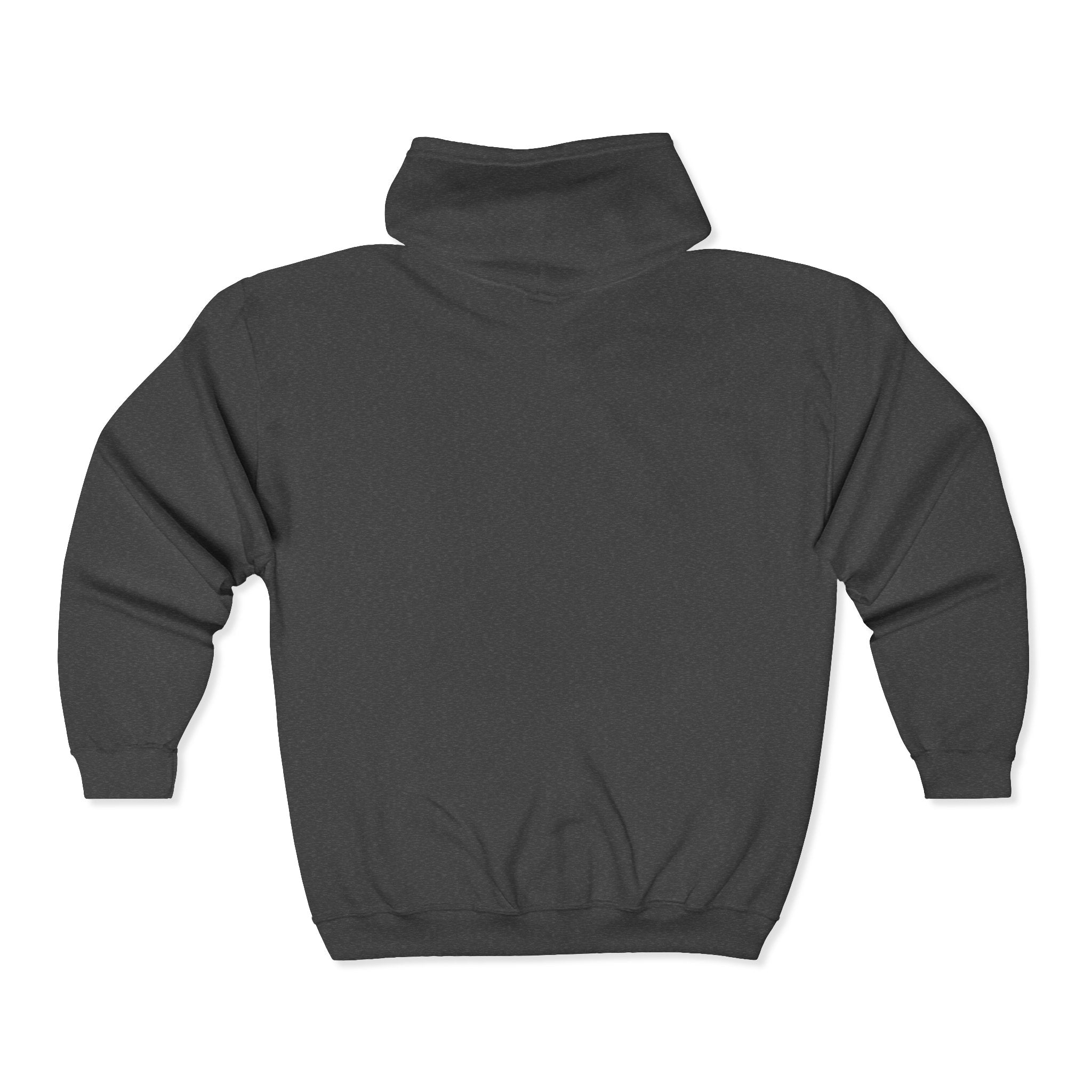 Berryhill Manor Logo — Men’s Black Full-Zip Sweatshirt
