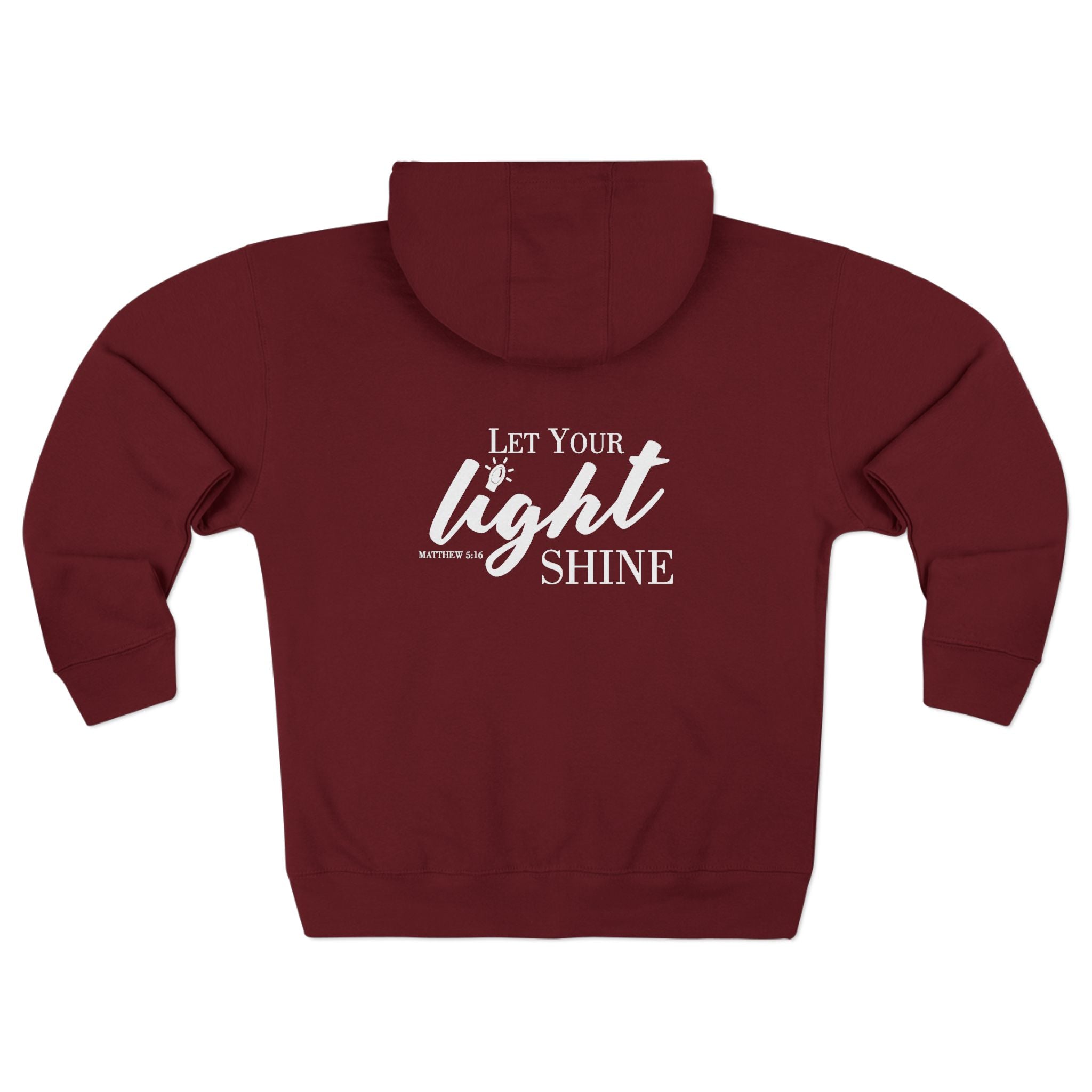 Let Your Light Shine - Unisex Zip Hoodie