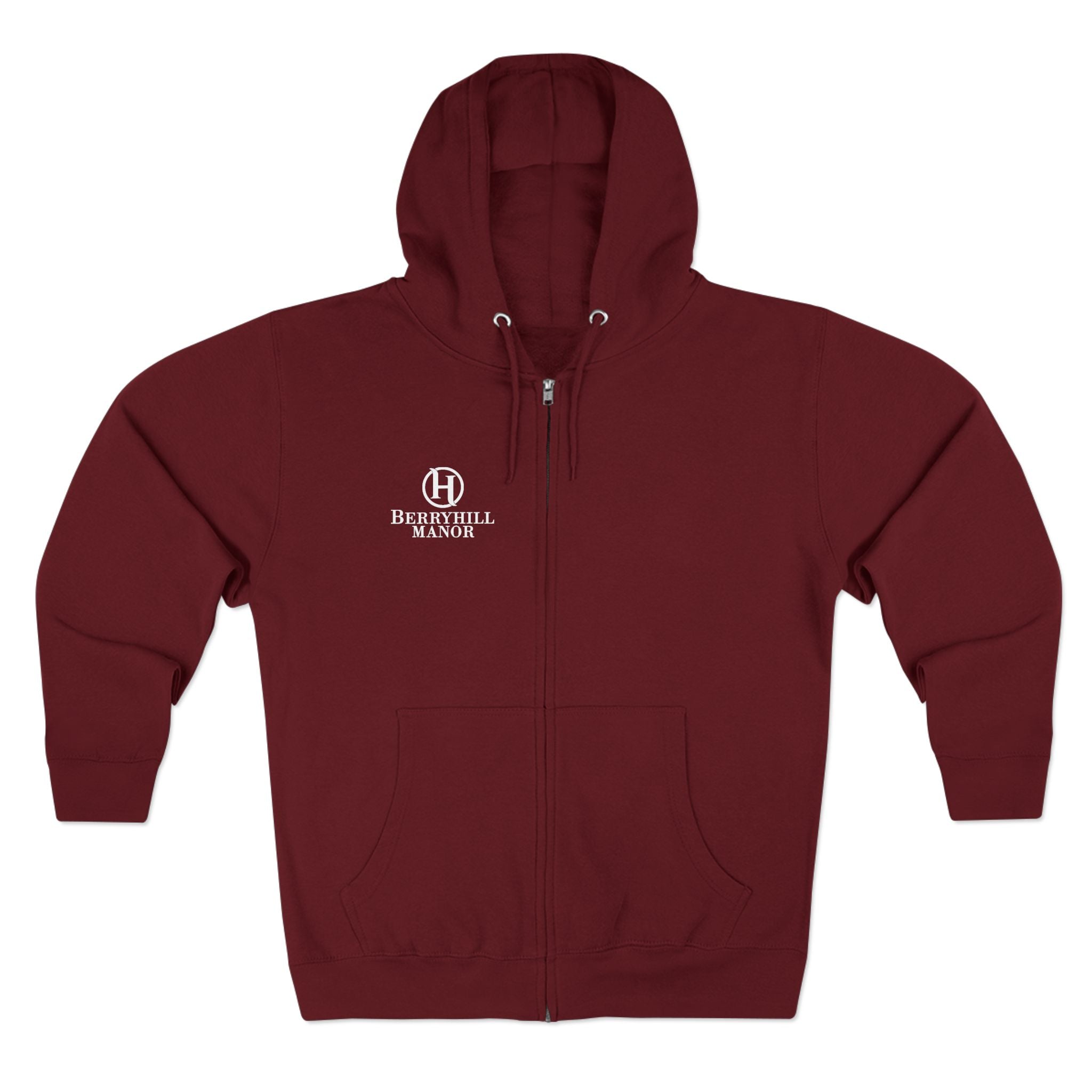 Berryhill Manor Logo - Unisex Zip Hoodie