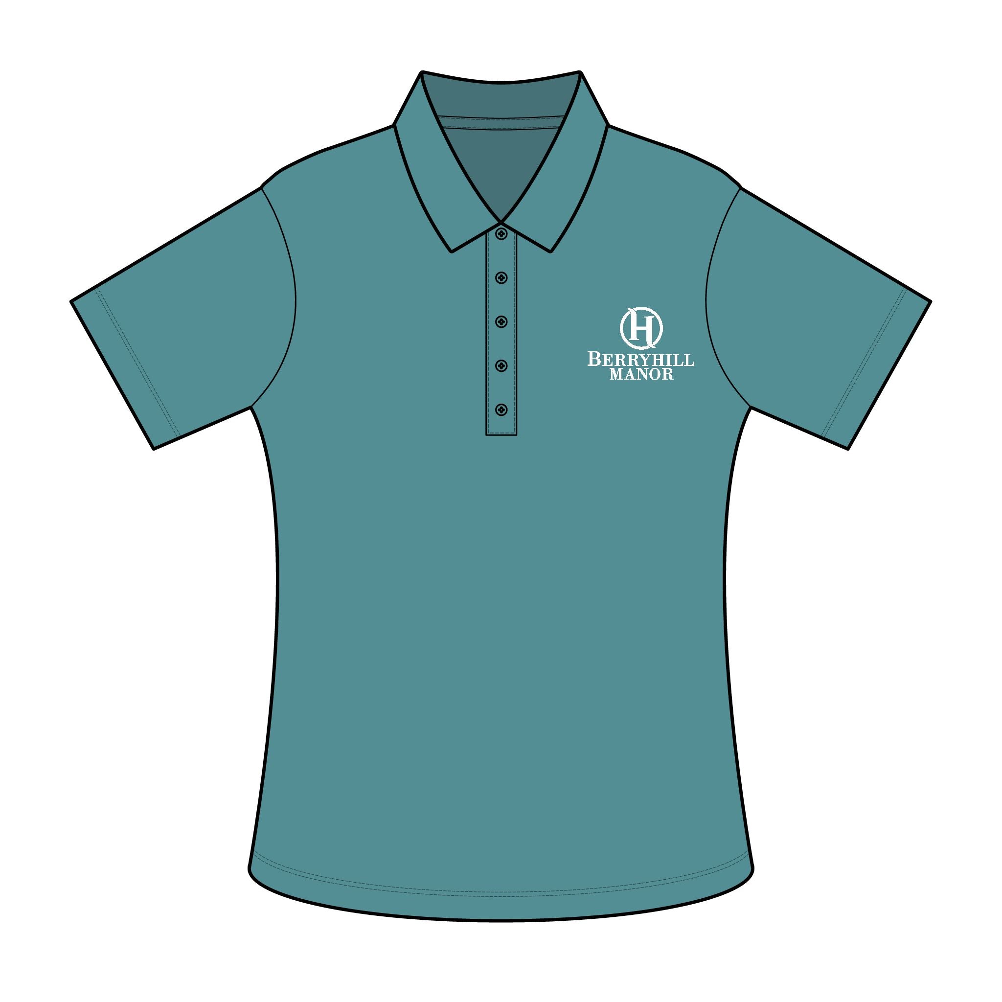 BerryHill Manor Logo - Polo Ladies
