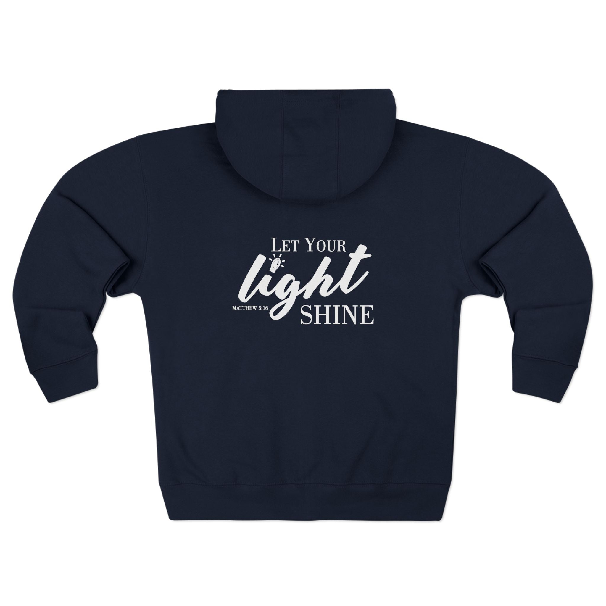 Let Your Light Shine - Unisex Zip Hoodie