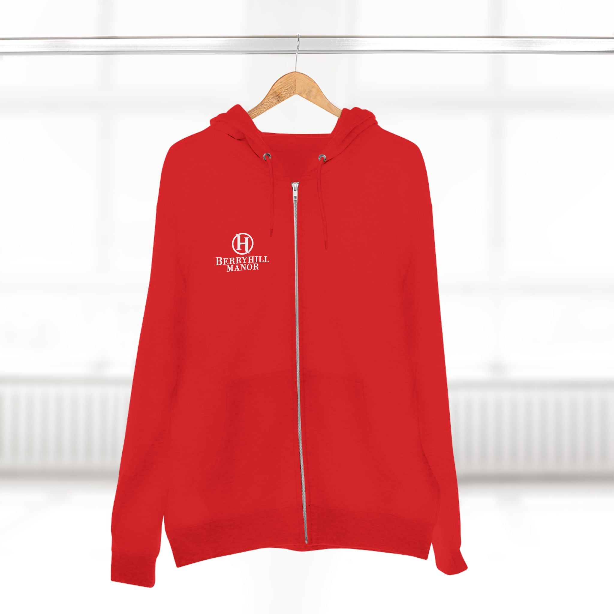 Berryhill Manor Logo - Unisex Zip Hoodie