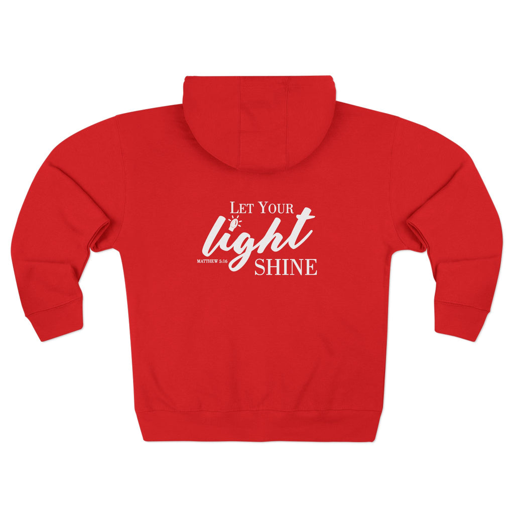 Let Your Light Shine - Unisex Zip Hoodie