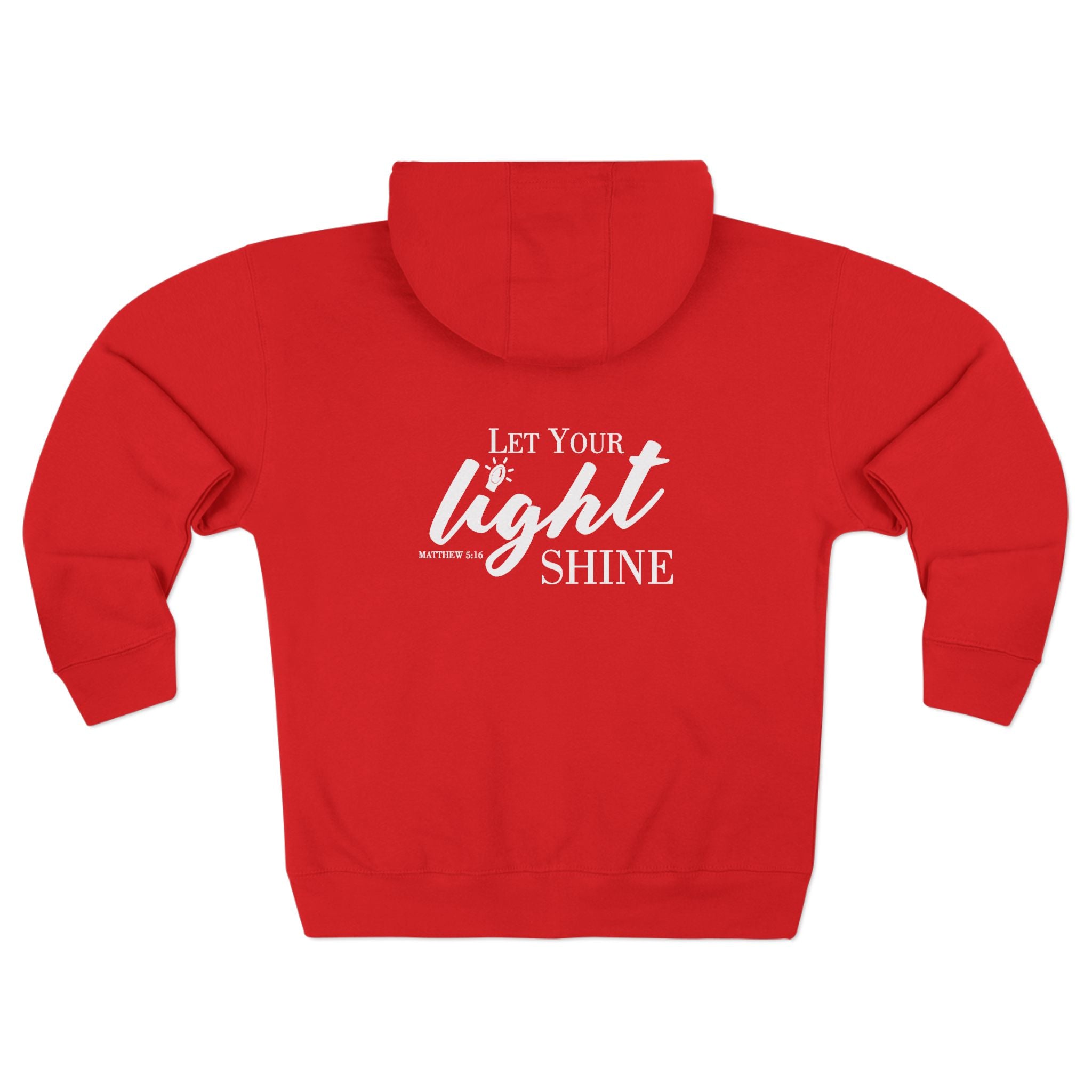 Let Your Light Shine - Unisex Zip Hoodie