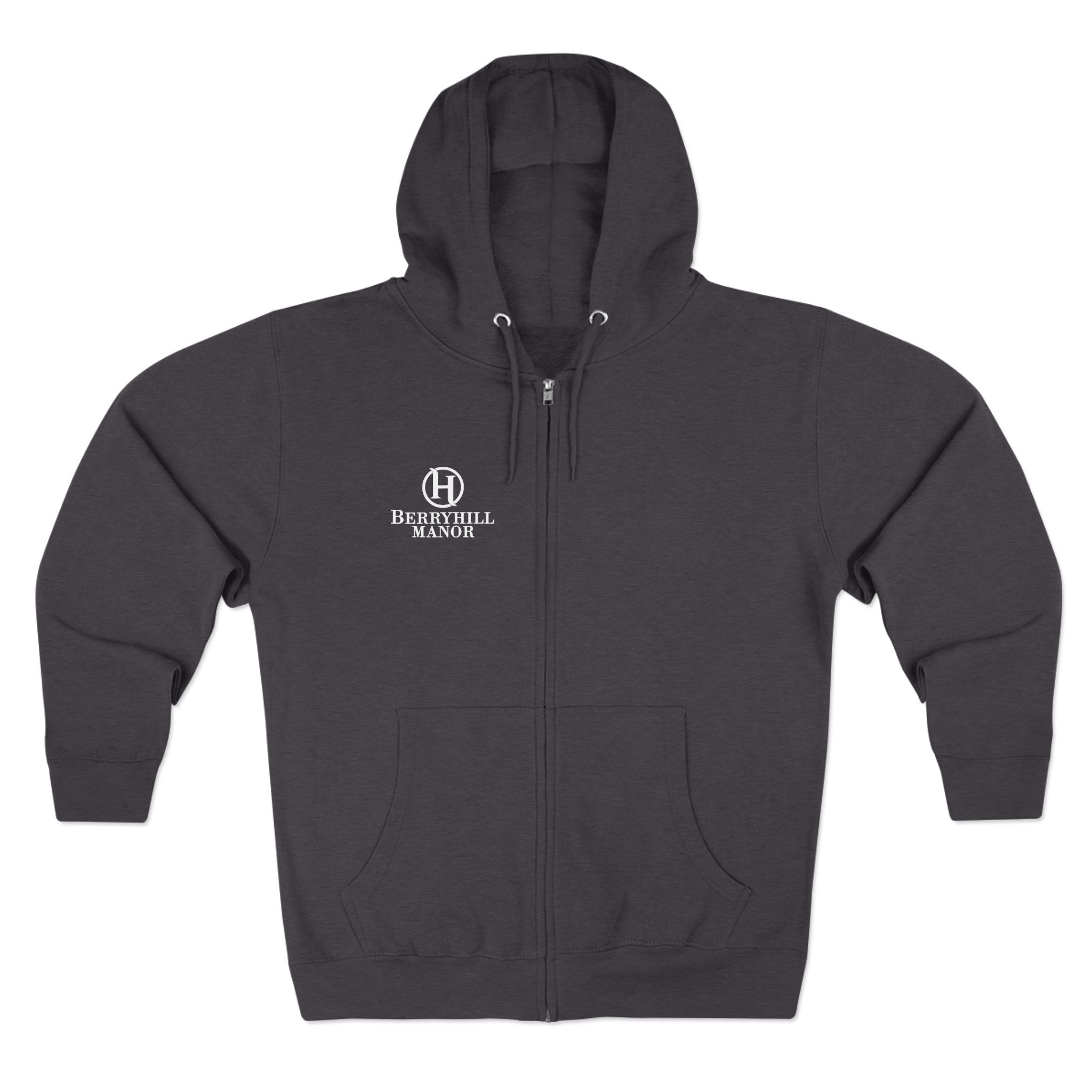 Berryhill Manor Logo - Unisex Zip Hoodie