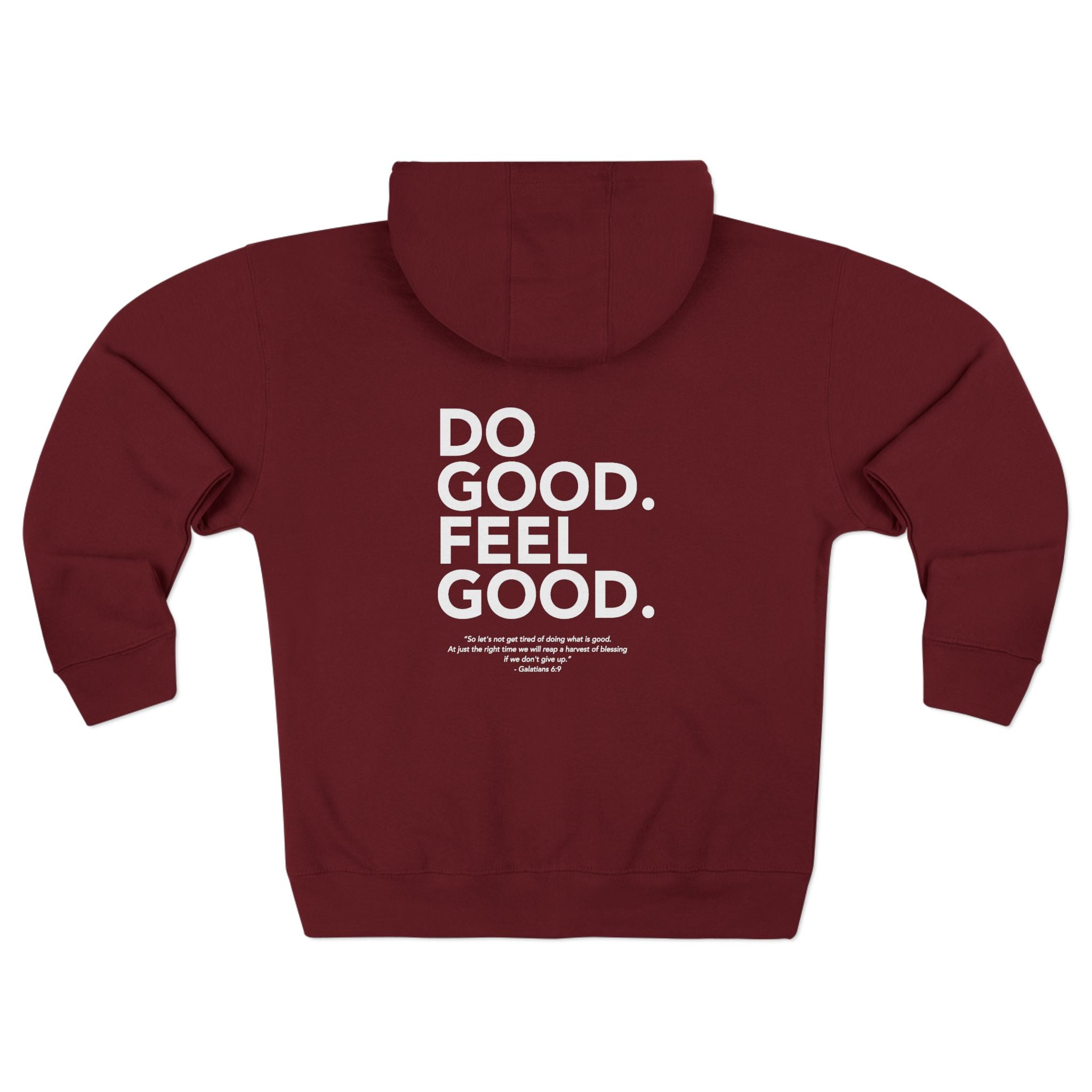 Do Good...Feel Good - Unisex Zip Hoodie