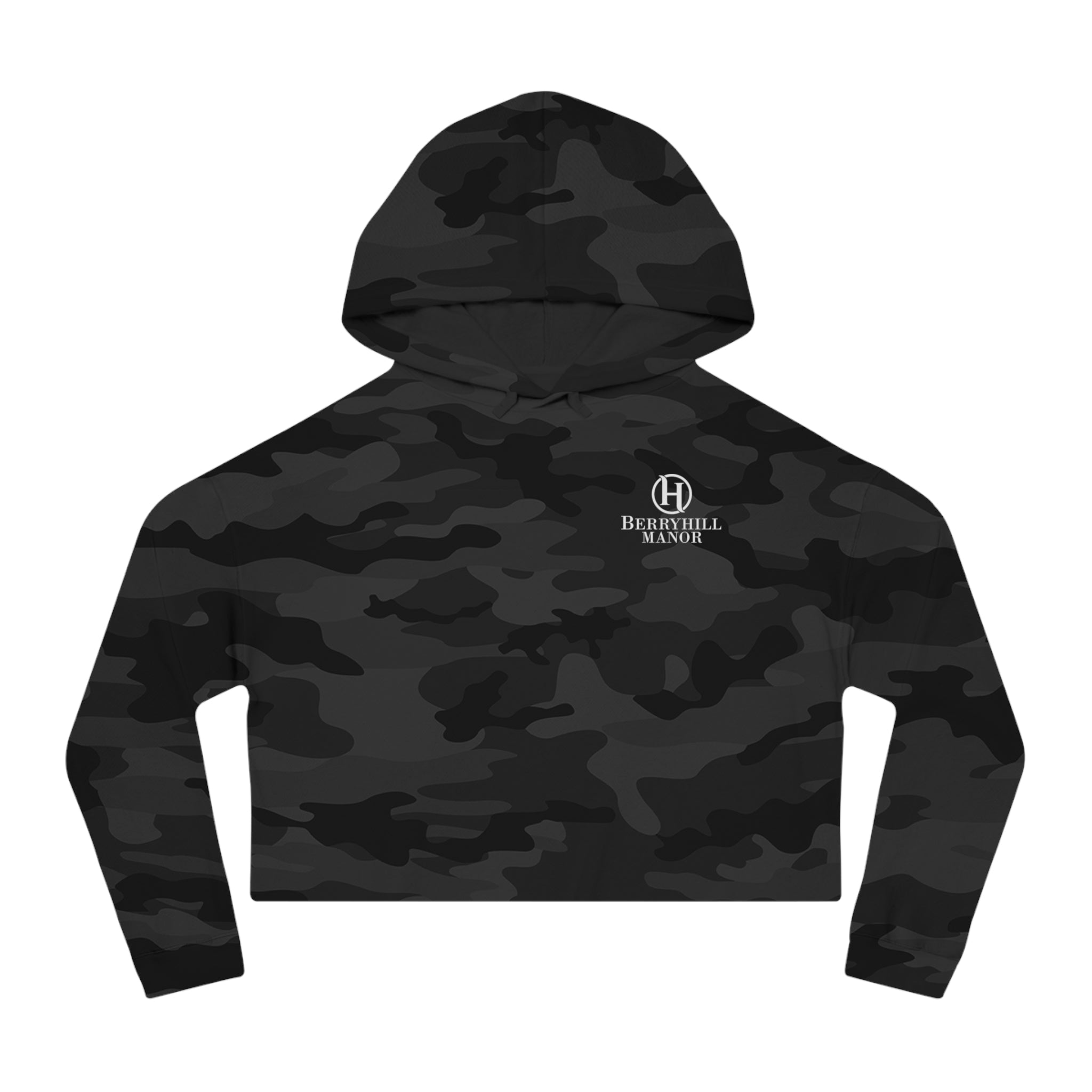 Berryhill Manor Logo - Women's Cropped Hoodie