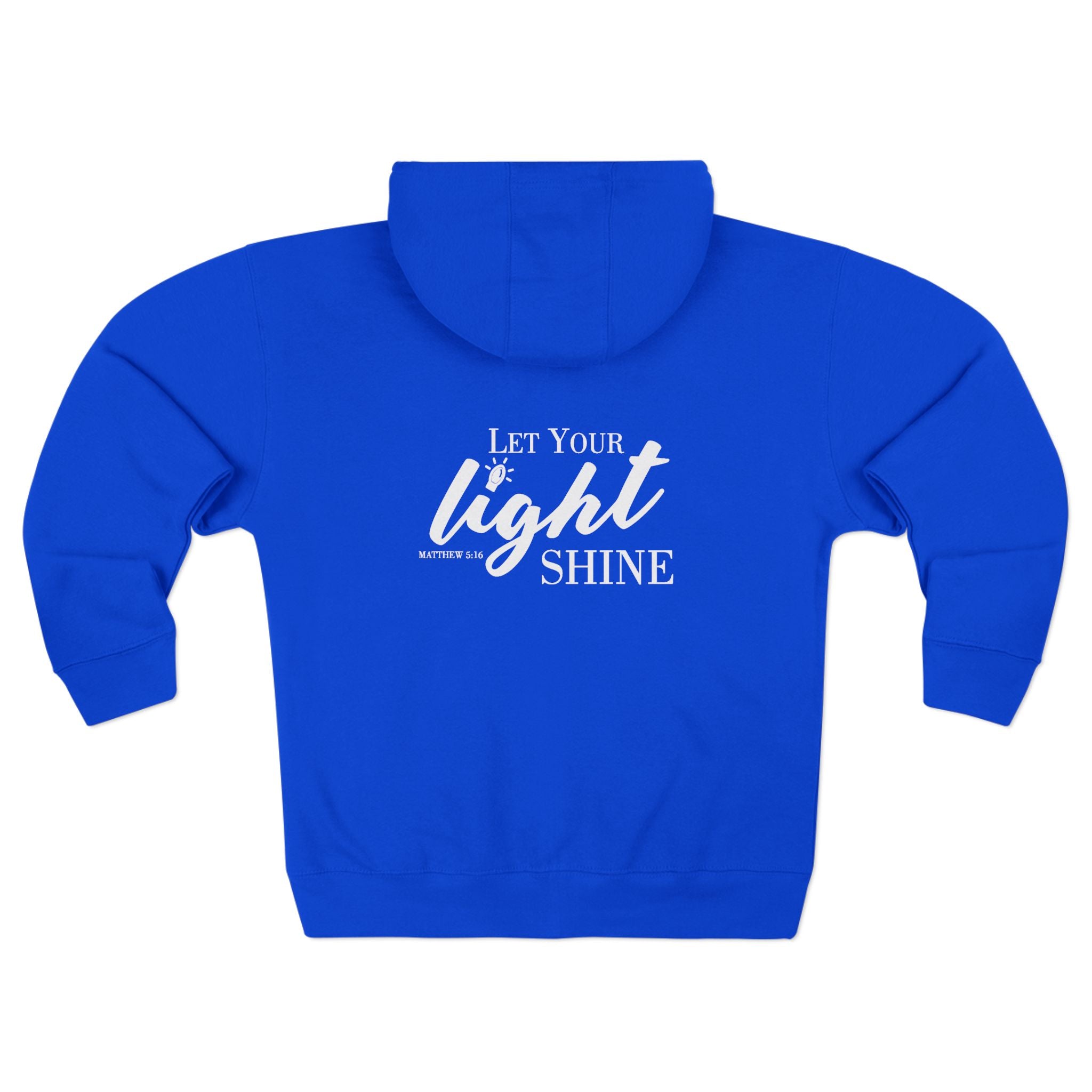 Let Your Light Shine - Unisex Zip Hoodie